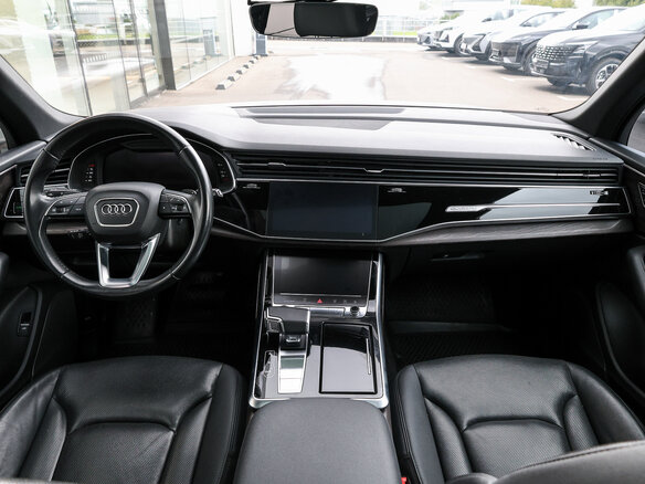 2020 Audi Q7 45 TDI II (4M) Рестайлинг, белый - вид 12