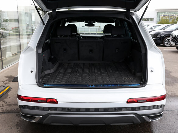 2020 Audi Q7 45 TDI II (4M) Рестайлинг, белый - вид 8