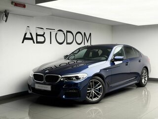 2019 BMW 5 серии 530i xDrive VII (G30/G31/G38), синий, 3833000 рублей, вид 1