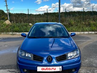 2008 Renault Megane II Рестайлинг, синий, 495000 рублей, вид 2