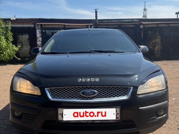 2007 Ford Focus II Рестайлинг, чёрный, 465000 рублей - вид 1