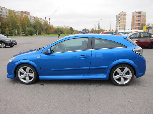 2008 Opel Astra OPC H, синий
