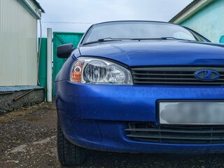 2011 Lada (ВАЗ) Kalina I, синий, 190000 рублей, вид 4