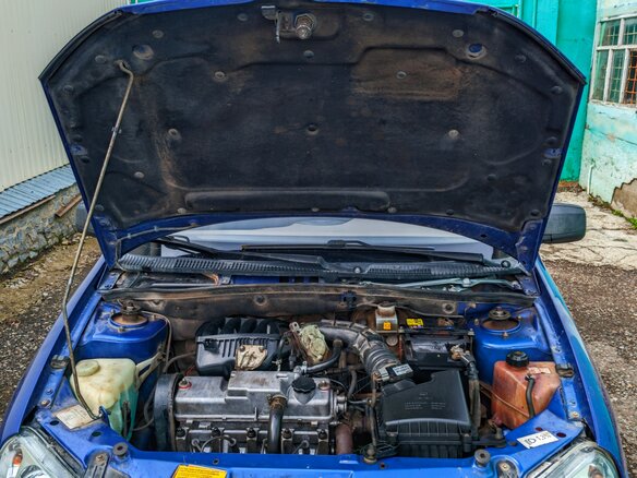 2011 Lada (ВАЗ) Kalina I, синий - вид 20