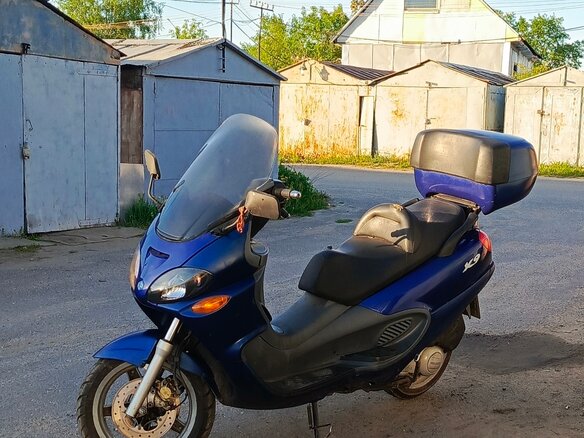 2001 Piaggio X9, синий, 110000 рублей