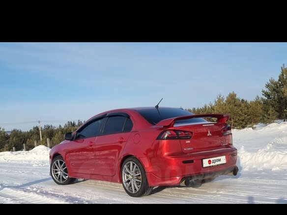 2008 Mitsubishi Lancer X, красный, 1180000 рублей - вид 18