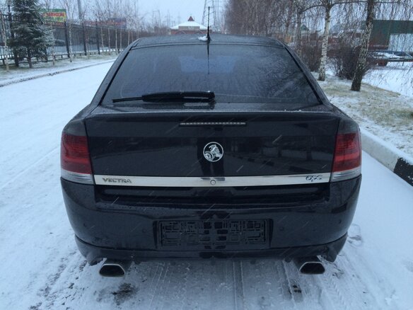2006 Opel Vectra C Рестайлинг, чёрный - вид 6