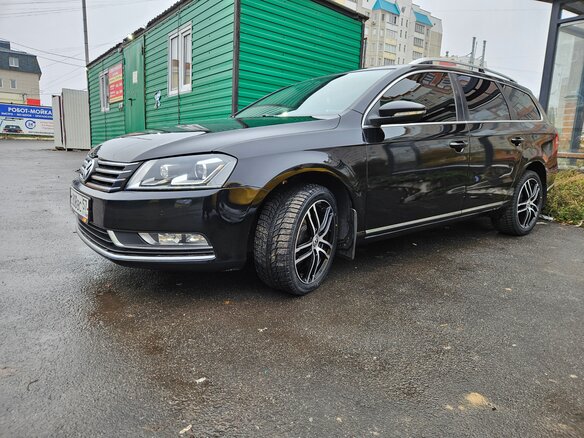 2012 Volkswagen Passat EcoFuel B7, чёрный, 1100000 рублей - вид 1