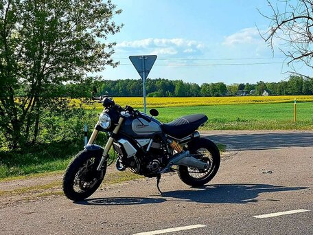 2019 Ducati Scrambler 800, серебристый, 939591 рублей, вид 3