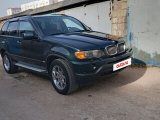 2000 BMW X5 4.4i I (E53), зелёный, 1100000 рублей, вид 1