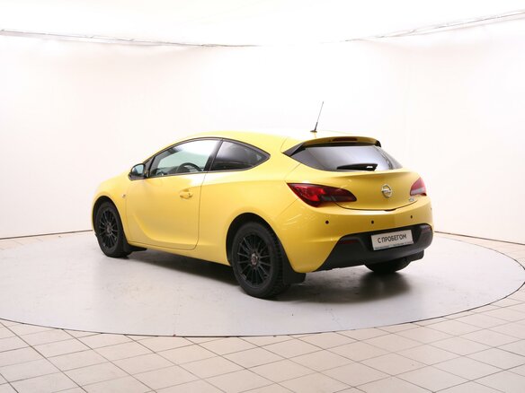 2013 Opel Astra GTC J Рестайлинг, жёлтый - вид 6
