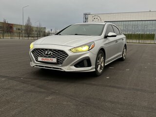 2018 Hyundai Sonata VII (LF) Рестайлинг, серый, 2170000 рублей, вид 1