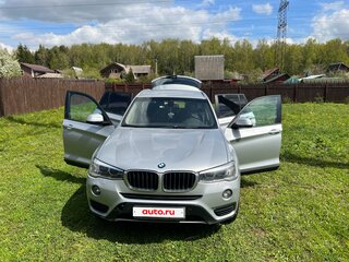 2014 BMW X3 20i xDrive II (F25) Рестайлинг, серебристый, 1890000 рублей, вид 3