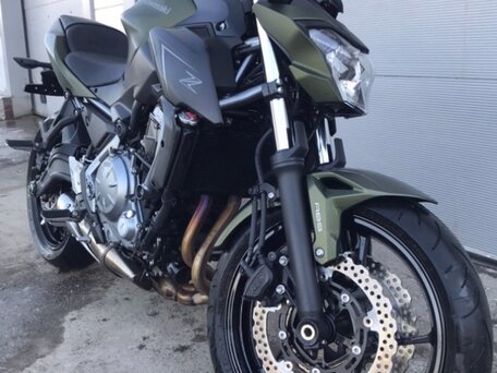 2018 Kawasaki ER-6N, зелёный, 820000 рублей, вид 1