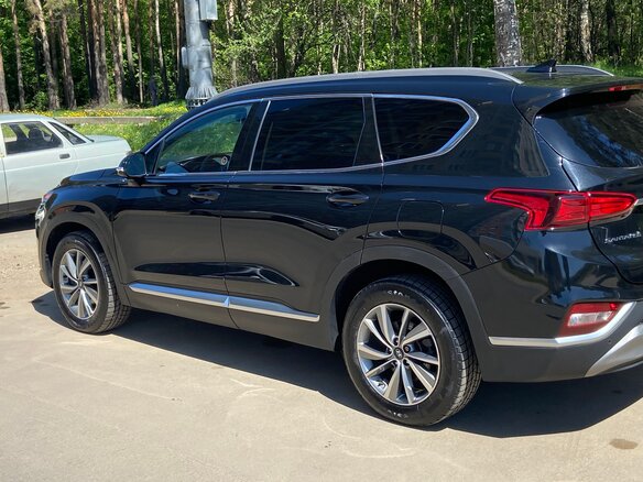 2020 Hyundai Santa Fe IV, чёрный, 2750000 рублей - вид 7