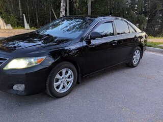 2011 Toyota Camry VI (XV40) Рестайлинг, чёрный, 1210000 рублей, вид 4