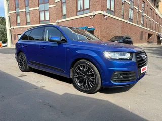 2016 Audi Q7 II (4M), синий, 8000000 рублей, вид 4