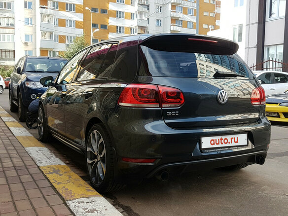 2012 Volkswagen Golf GTI VI, чёрный - вид 1