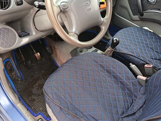 2002 Hyundai Atos, синий, 120000 рублей, вид 4