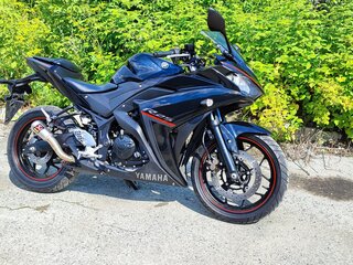 2021 Yamaha YZF-R25, чёрный, 399000 рублей, вид 1