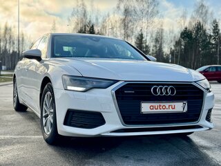 2021 Audi A6 45 TFSI V (C8), белый, 3850000 рублей, вид 3