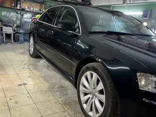 2008 Audi A8 Long II (D3) Рестайлинг 2, чёрный, 1500000 рублей, вид 1