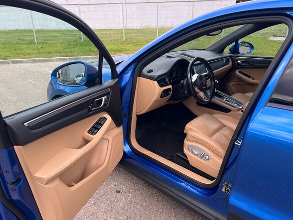 2018 Porsche Macan I, синий, 3500000 рублей - вид 8
