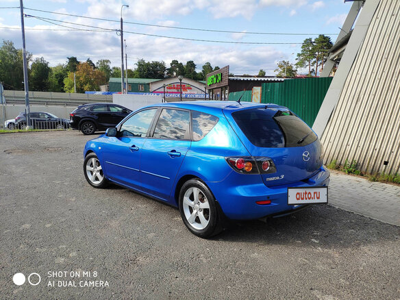 2006 Mazda 3 I (BK), голубой - вид 11