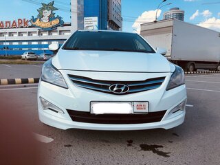 2016 Hyundai Solaris I Рестайлинг, белый, 1000000 рублей, вид 4