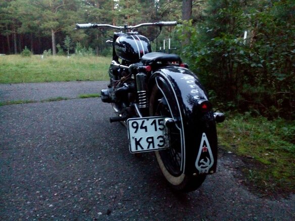1972 Урал M-72, чёрный - вид 2