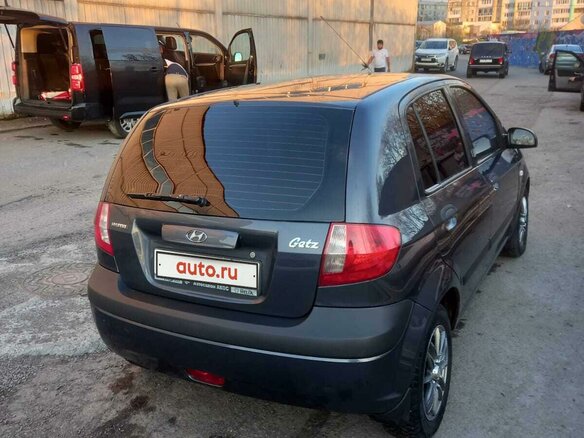 2008 Hyundai Getz I Рестайлинг, серый, 450000 рублей - вид 2