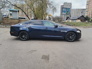 2013 Jaguar XJ Long IV (X351), синий, 3500000 рублей, вид 4