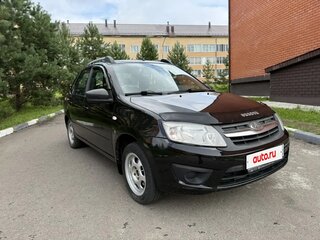 2017 Lada (ВАЗ) Granta I, чёрный, 370000 рублей, вид 4