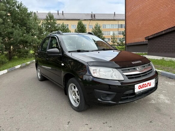 2017 Lada (ВАЗ) Granta I, чёрный, 370000 рублей - вид 3