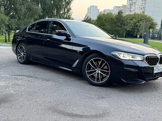 2020 BMW 5 серии 520i VII (G30/G31/G38) Рестайлинг, синий, 3950000 рублей, вид 2
