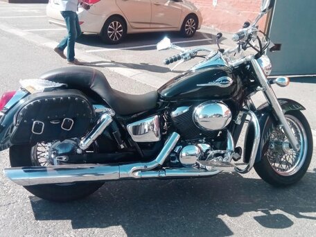 2001 Honda Shadow 400, чёрный, 475000 рублей, вид 2