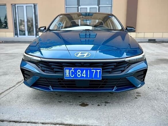 2023 Hyundai Elantra N Line VII (CN7) Рестайлинг, синий - вид 1