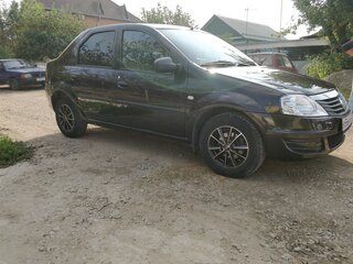 2011 Renault Logan I Рестайлинг, чёрный, 750000 рублей, вид 3
