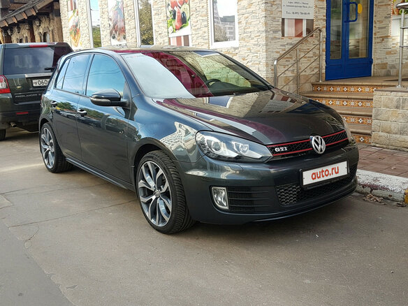 2012 Volkswagen Golf GTI VI, чёрный - вид 2
