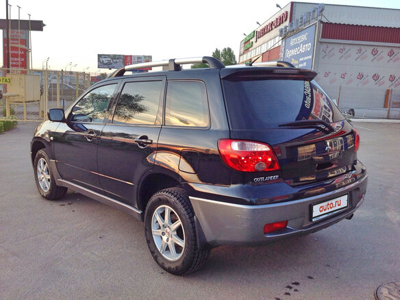 2007 Mitsubishi Outlander I, чёрный - вид 4