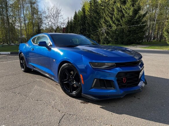 2018 Chevrolet Camaro VI, синий, 2000000 рублей