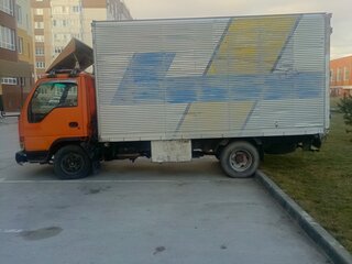 1995 Isuzu Elf (N-series), оранжевый, 1200000 рублей, вид 4