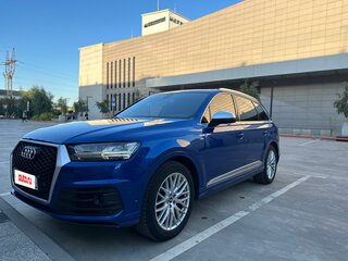 2016 Audi Q7 II (4M), синий, 3600000 рублей, вид 1