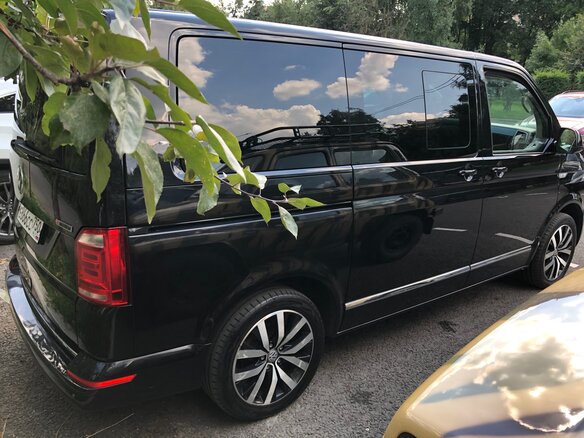 2018 Volkswagen Multivan T6, чёрный - вид 4