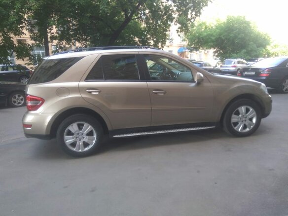 2009 Mercedes-Benz M-Класс 320 II (W164) Рестайлинг, бежевый - вид 7