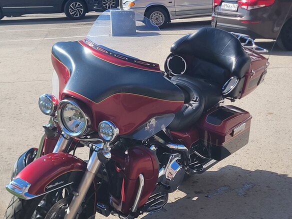 2007 Harley-Davidson Electra Glide, красный, 795000 рублей - вид 10