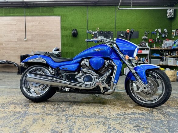 2012 Suzuki Boulevard M109R, синий, 1550000 рублей - вид 10