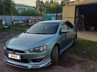2007 Mitsubishi Lancer X, голубой, 560000 рублей, вид 3