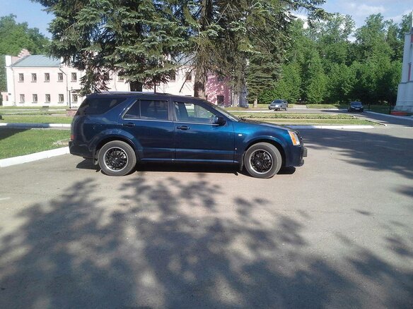 2008 Cadillac SRX 5-speed I, синий - вид 3
