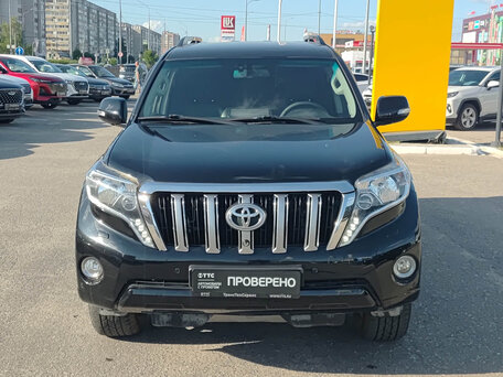 2015 Toyota Land Cruiser Prado 150 Series Рестайлинг 1, чёрный, 3605000 рублей, вид 2